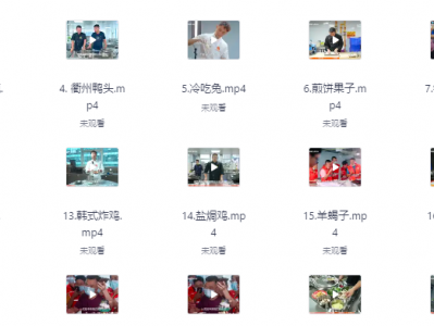 99套小吃配方+创业落地指南总共80G（价值3999）