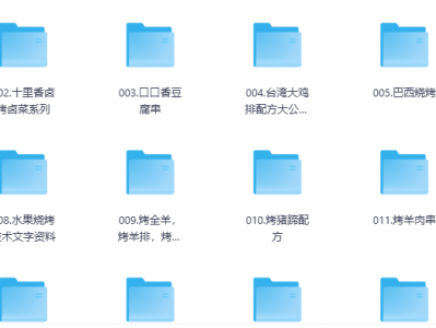 【价值2万技术可创业】32套各类烧烤炭烤小吃技术合集免费送！创业秘籍