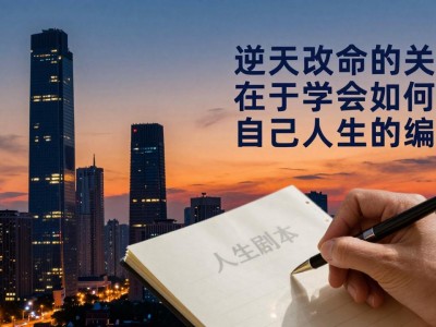 付费文章：逆天改命的关键，在于学会如何做自己人生的编剧