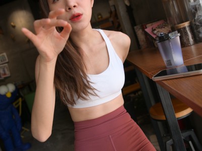 咖啡馆运动风写真｜休闲穿搭高清摄影